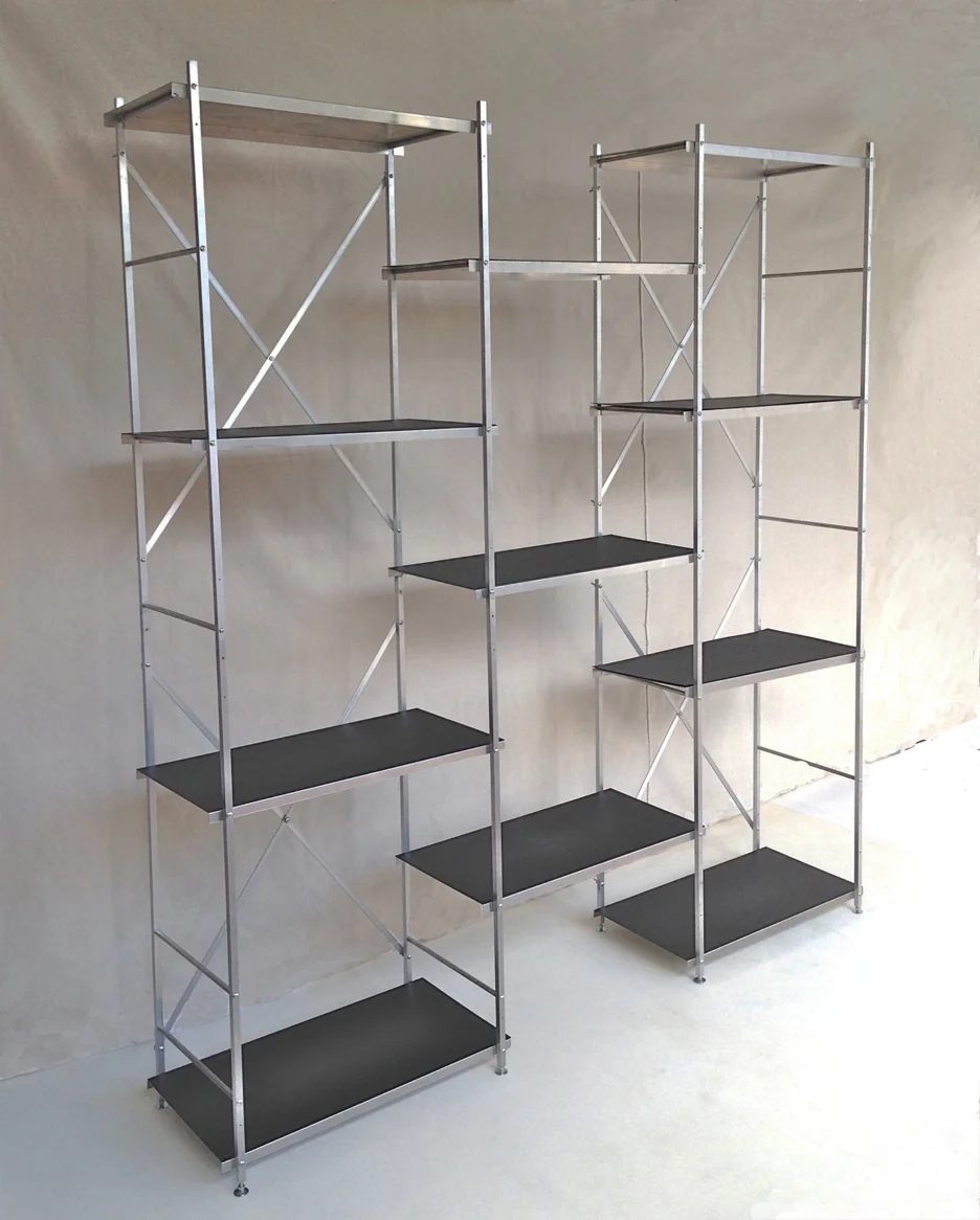 6' X 6'  Shelf Display-Black