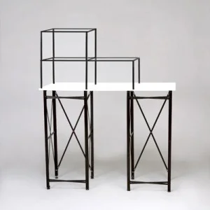 Stairstep Display Cases Plus Counter Space