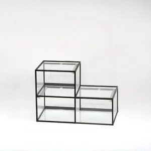 Stairstep Table Top Jewelry Cases